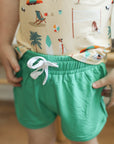 Beach Dog Bamboo Varsity Short Set - T-shirt & Shorts