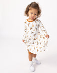 Ducks Bamboo Long Sleeve Twirl Dress