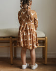 Reindeer Bamboo Turtleneck Twirl Dress