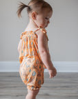 Orange Bunny Bamboo Spaghetti Strap Set - Adjustable Straps