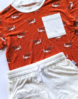 Longhorn Bamboo Varsity Short Set - T-shirt & Shorts