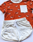 Longhorn Bamboo Varsity Short Set - T-shirt & Shorts