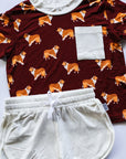 Collie Bamboo Varsity Short Set - T-shirt & Shorts