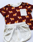 Collie Bamboo Varsity Short Set - T-shirt & Shorts