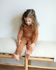 Pecan Solid 2 Piece Bamboo Pajama Set