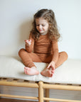 Pecan Solid 2 Piece Bamboo Pajama Set