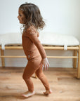 Pecan Solid 2 Piece Bamboo Pajama Set