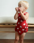 Red Bulldog Bamboo Sun Bubble with Adjustable Straps