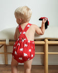 Red Bulldog Bamboo Sun Bubble with Adjustable Straps