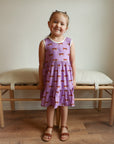Geaux Bamboo Tiered Twirl Dress - with Pockets
