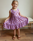 Geaux Bamboo Tiered Twirl Dress - with Pockets