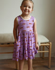 Geaux Bamboo Tiered Twirl Dress - with Pockets