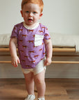 Geaux Bamboo Varsity Short Set - T-shirt & Shorts