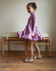Geaux Bamboo Turtleneck Twirl Dress