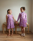 Geaux Bamboo Turtleneck Twirl Dress