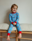 Red Arch 2 Piece Bamboo Pajama Set