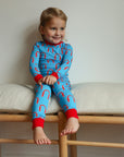 Red Arch 2 Piece Bamboo Pajama Set