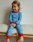 Red Arch 2 Piece Bamboo Pajama Set