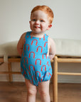 Red Arch Bamboo Sun Bubble with Adjustable Straps