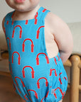 Red Arch Bamboo Sun Bubble with Adjustable Straps