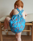 Red Arch Bamboo Sun Bubble with Adjustable Straps