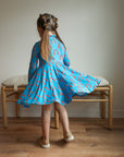 Red Arch Bamboo Turtleneck Twirl Dress