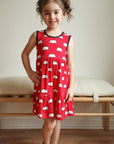 Pig Bamboo Tiered Twirl Dress - with Pockets