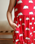 Pig Bamboo Tiered Twirl Dress - with Pockets