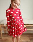 Pig Bamboo Turtleneck Twirl Dress