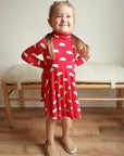 Pig Bamboo Turtleneck Twirl Dress