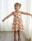 Peaches Bamboo Tiered Twirl Dress - with Pockets