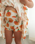 Peaches Bamboo Tiered Twirl Dress - with Pockets