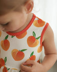 Peaches Bamboo Tiered Twirl Dress - with Pockets