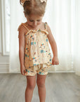 Beach Dogs Bamboo Spaghetti Strap Set - Adjustable Straps
