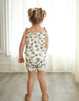 Dino Bamboo Spaghetti Strap Set - Adjustable Straps
