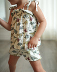 Dino Bamboo Spaghetti Strap Set - Adjustable Straps