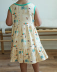Beach Dog Bamboo Tiered Twirl Dress - with Pockets