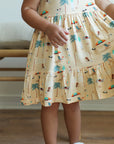 Beach Dog Bamboo Tiered Twirl Dress - with Pockets