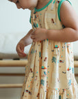 Beach Dog Bamboo Tiered Twirl Dress - with Pockets