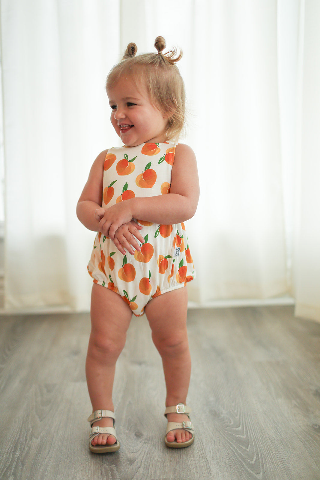 Peaches Bamboo Sun Bubble with Adjustable Straps