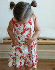 Crawfish Bamboo Tiered Twirl Dress - with Pockets