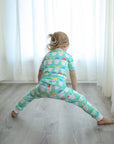 Blue Snowball 2 Piece Bamboo Pajama Set