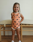 Coonhound Bamboo Henley Onesie with Snaps