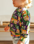 Mardi Gras Houses Bamboo Sweatshirt