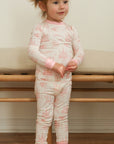 Pink Toile 2 Piece Bamboo Pajama Set
