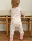 Pink Toile Double Zipper Bamboo Sleeper