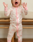 Pink Toile Double Zipper Bamboo Sleeper