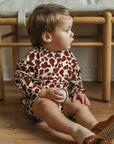 Animal Spots Bamboo Sweatshirt Set - Top & Bottom