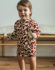Animal Spots Bamboo Sweatshirt Set - Top & Bottom