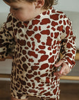 Animal Spots Bamboo Sweatshirt Set - Top & Bottom